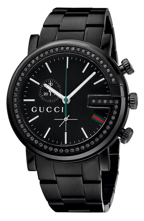 gucci g chrono black diamond|neiman marcus gucci watch.